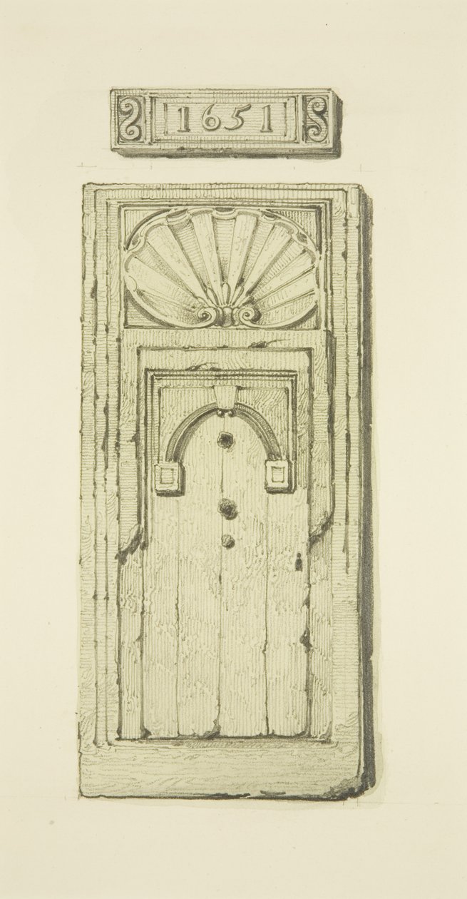 Half of the Great Doorway to the Lamb Inn, West Street by Thomas Leeson the Elder Rowbotham
