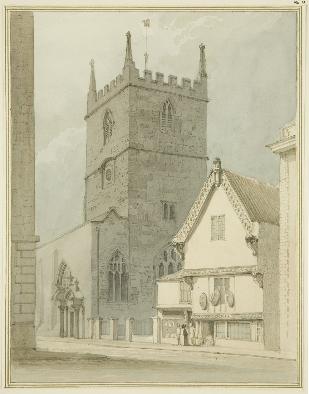 St Peter's Church and the Parsonage in St Peter's Street