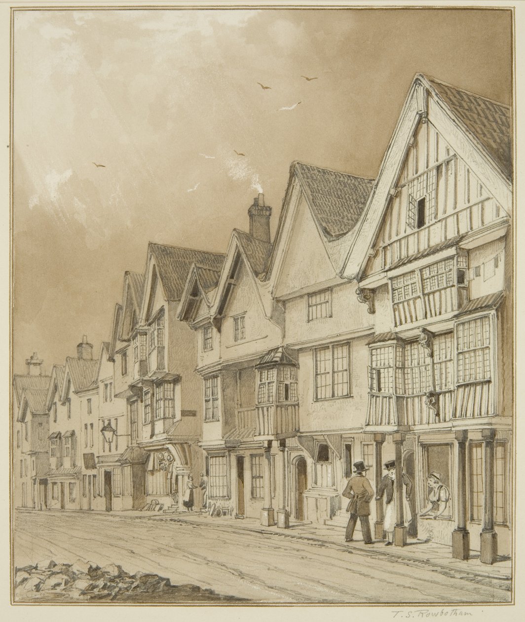 West Side, Temple Street, from White