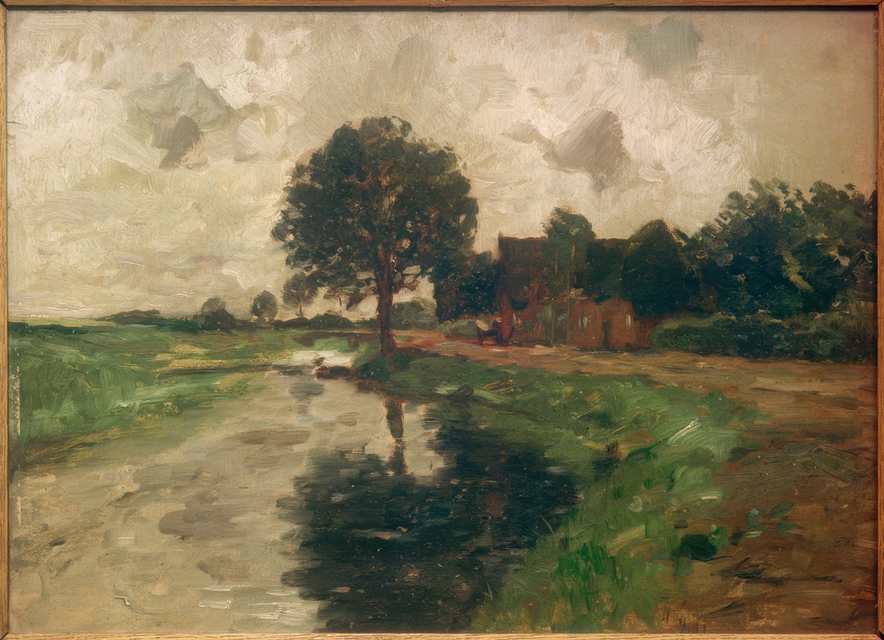 Canal in Siethwende by Thomas Ludwig Herbst