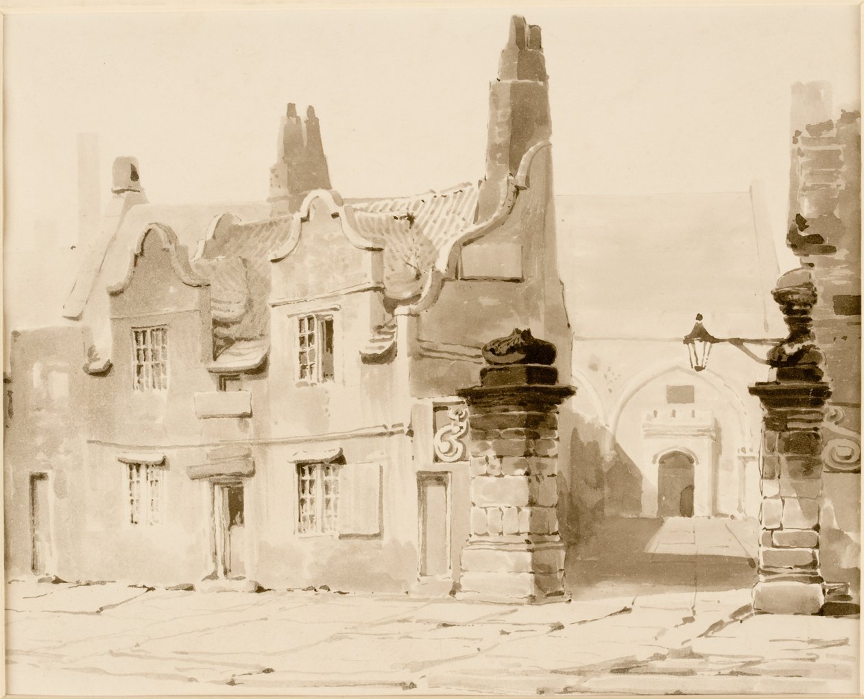 Entrance to the Grammar School in St Mary