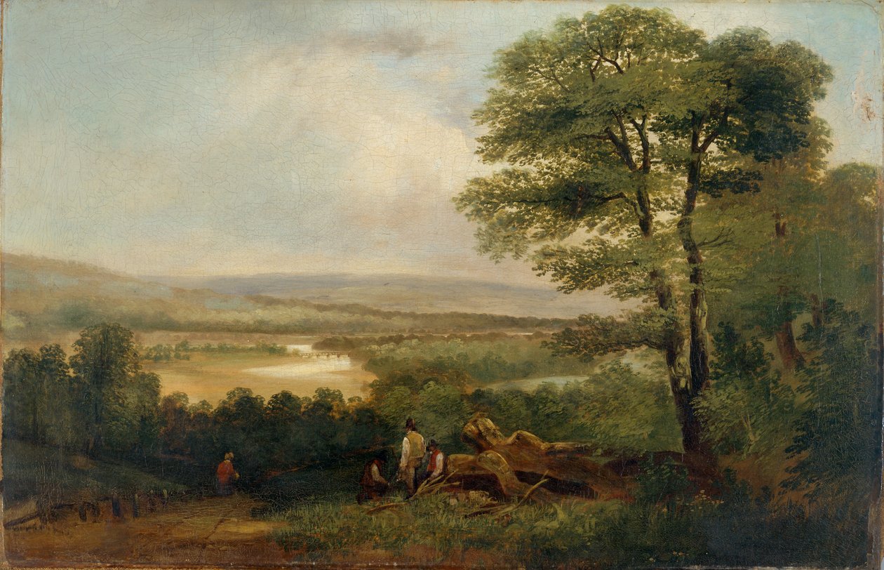 Landscape: View in Northumberland by Thomas Miles Richardson