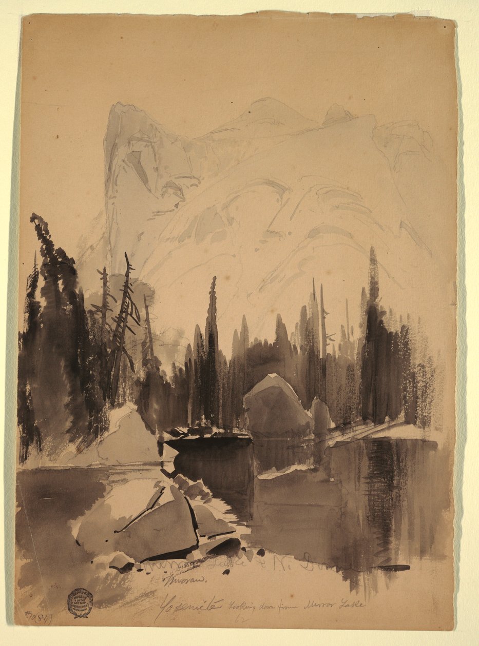 Mirror Lake, Yosemite, 1872 by Thomas Moran