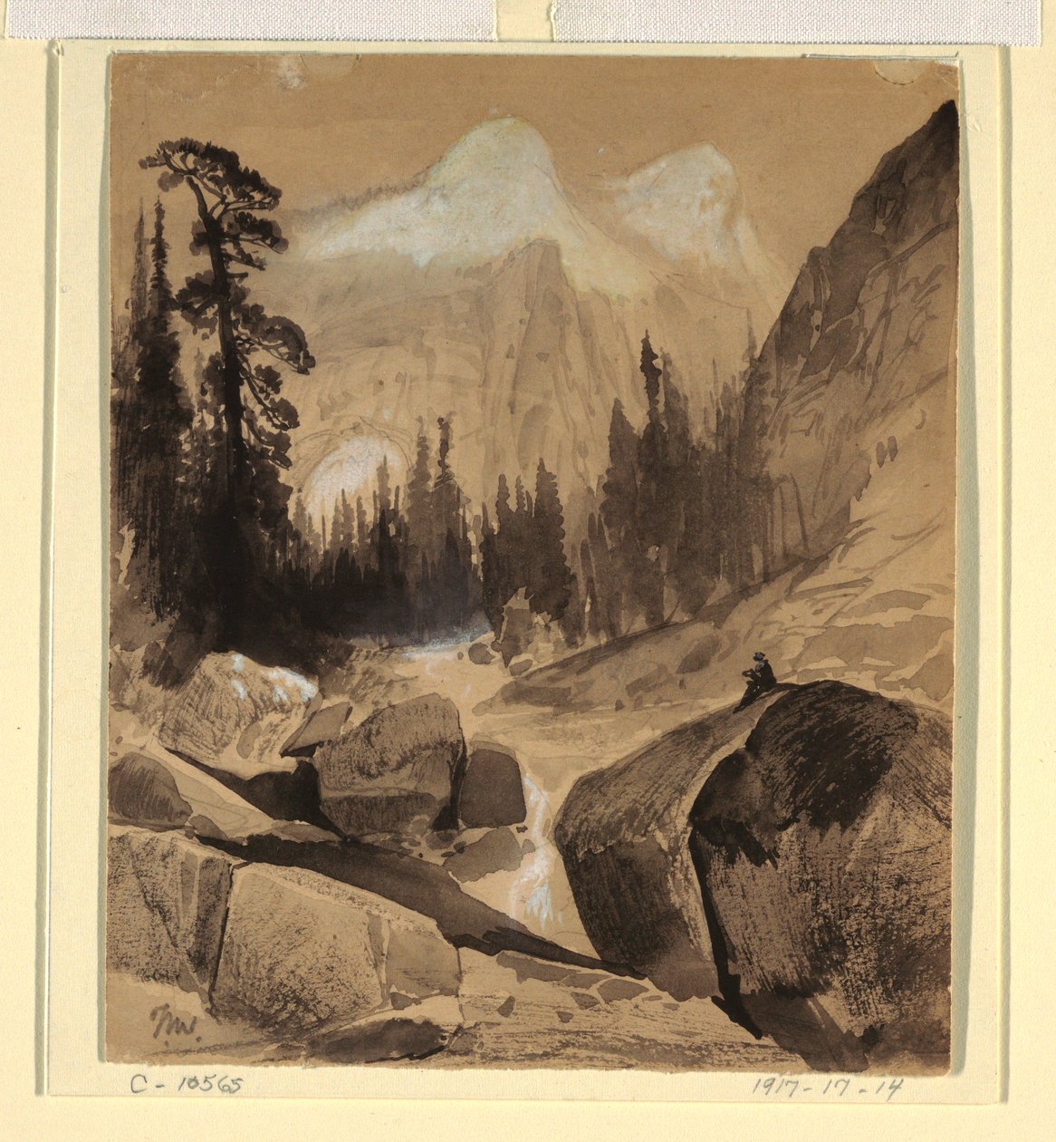 The North Dome, Yosemite, California, 1872 by Thomas Moran