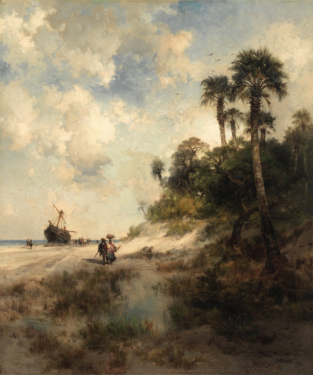Fort George Island, Florida by Thomas Moran