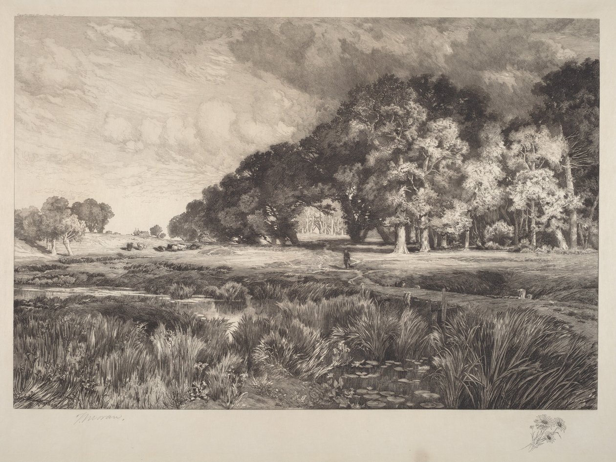 Long Island Landscape by Thomas Moran