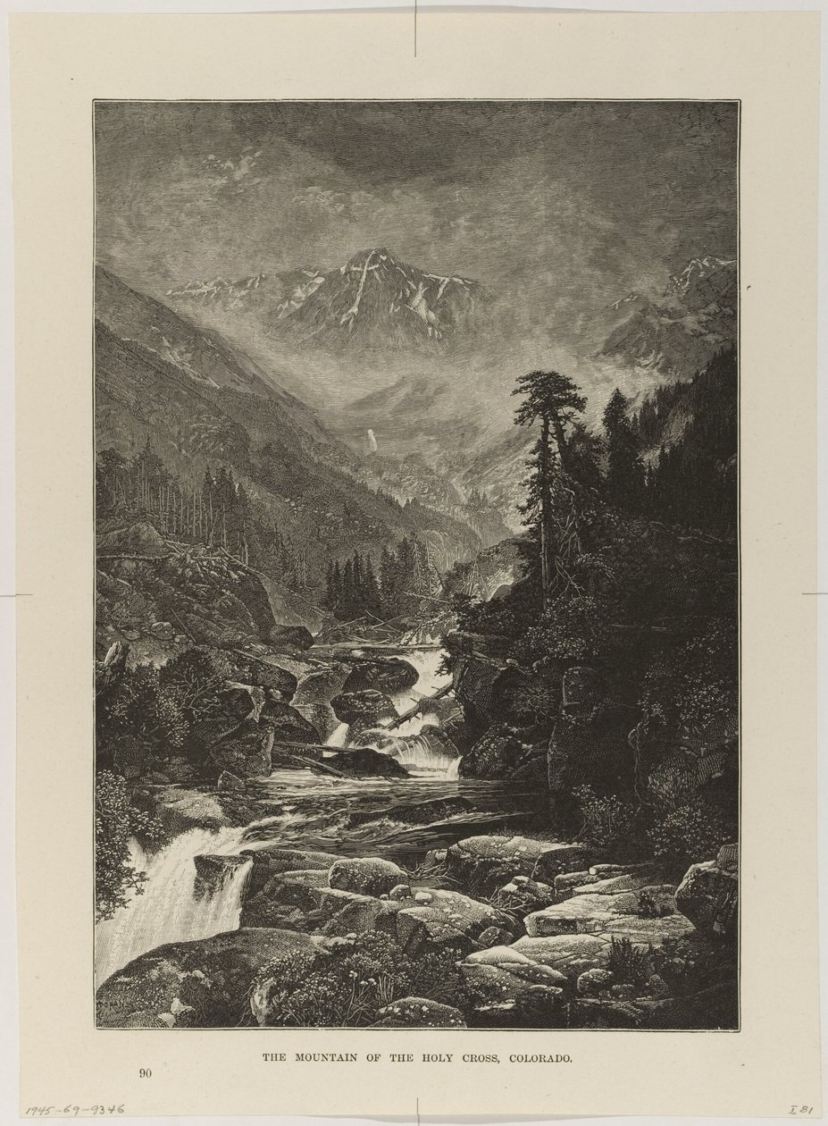 Mountain of the Holy Cross, Colorado by Thomas Moran