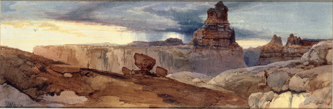 God Land, Canyon of the Colorado, Utah Territory by Thomas Moran