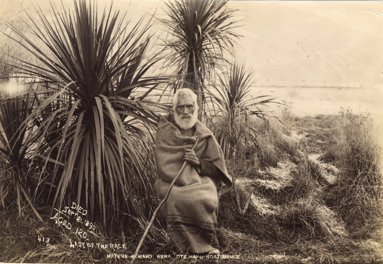 Last of the race, Matene Korako Wera. Ote Hapu Ngatimamoe by Thomas Muir