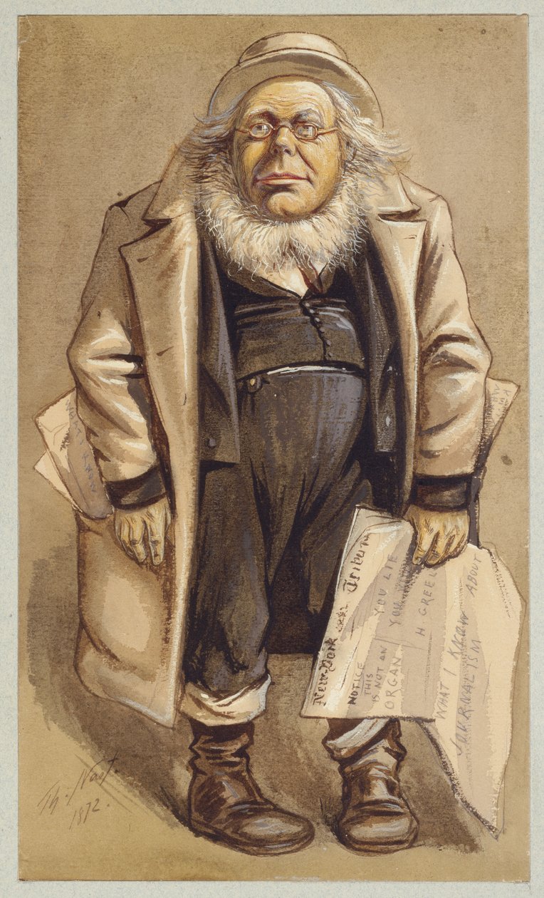 Horace Greeley by Thomas Nast