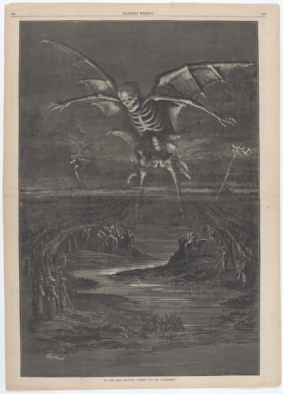 On the Red Danube - "Bless You, My Children!" by Thomas Nast