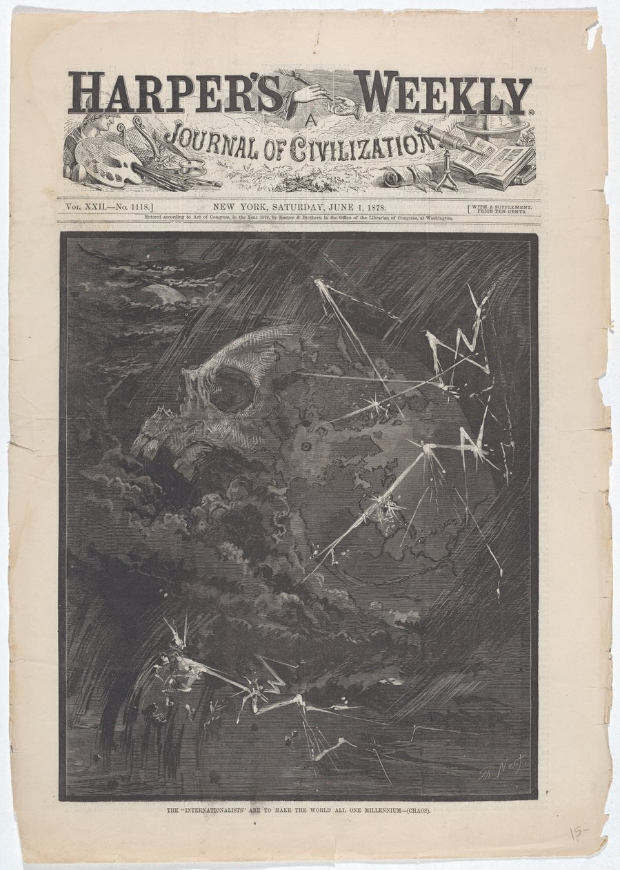 The "Internationalists" Are to Make the World All One Millennium - (Chaos) by Thomas Nast