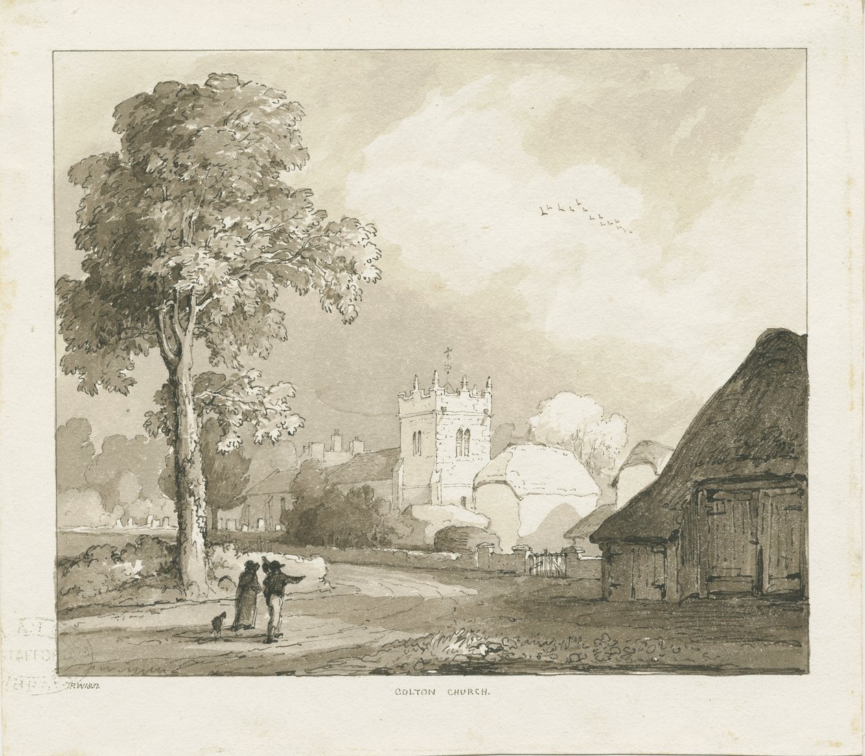 Colton Church by Thomas Peploe Wood