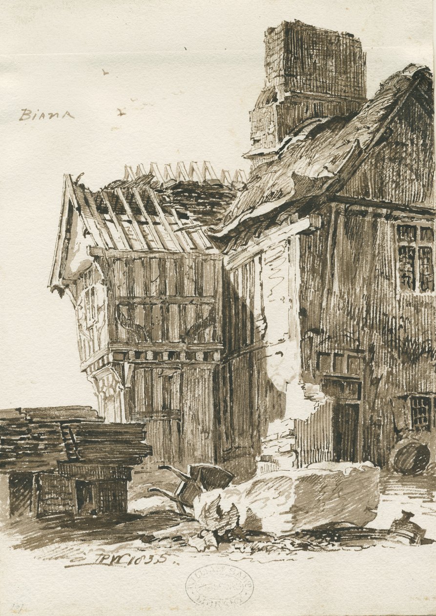 Eccleshall - Biana Hall by Thomas Peploe Wood