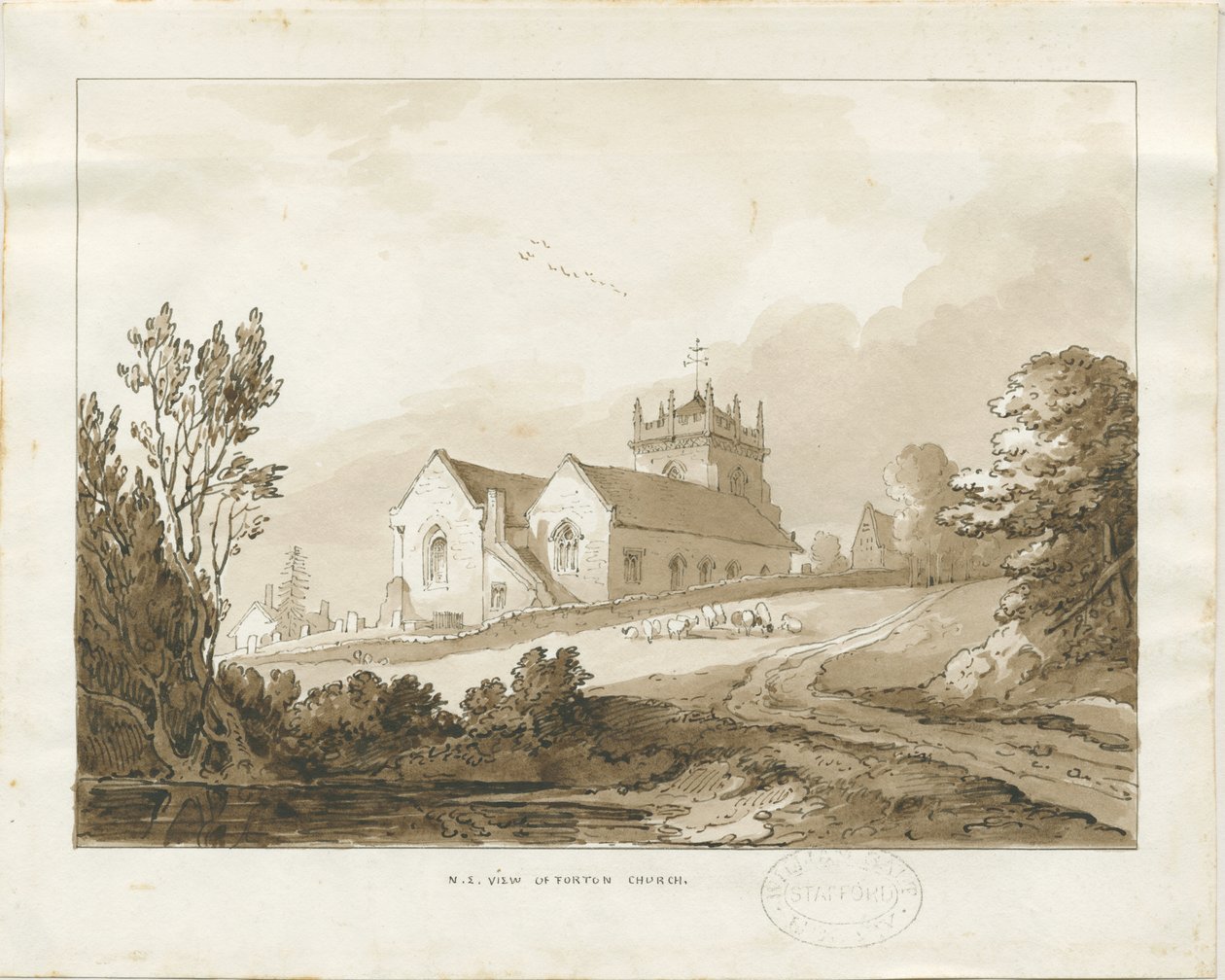 Forton Church by Thomas Peploe Wood