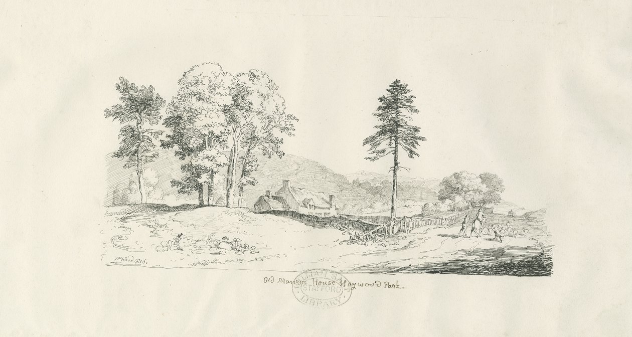 Haywood Park - Old Manor House by Thomas Peploe Wood