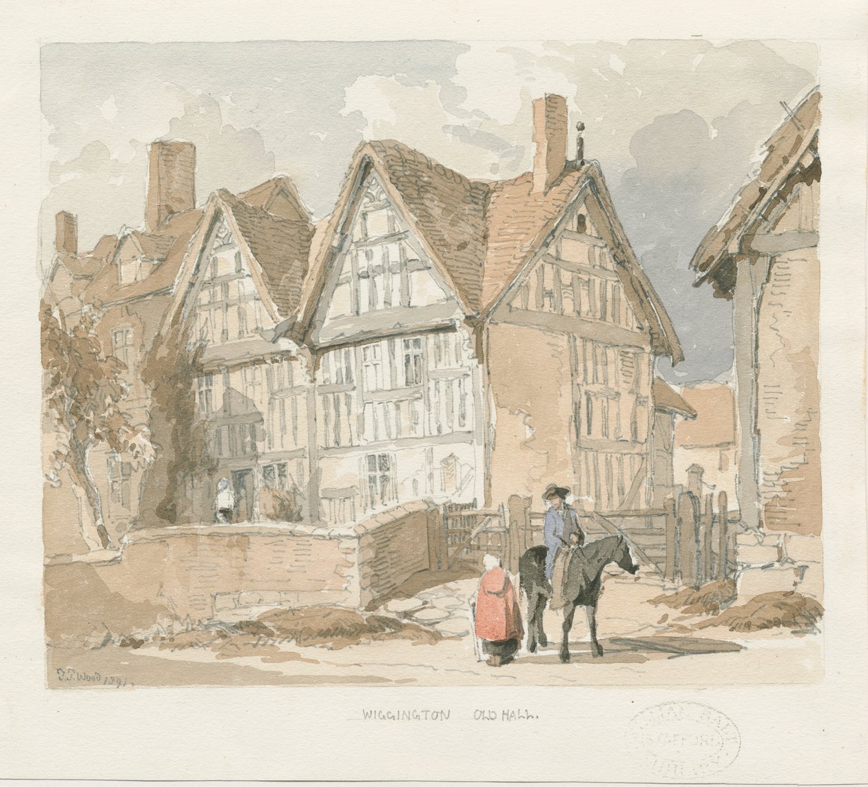 Wigginton Old Hall by Thomas Peploe Wood