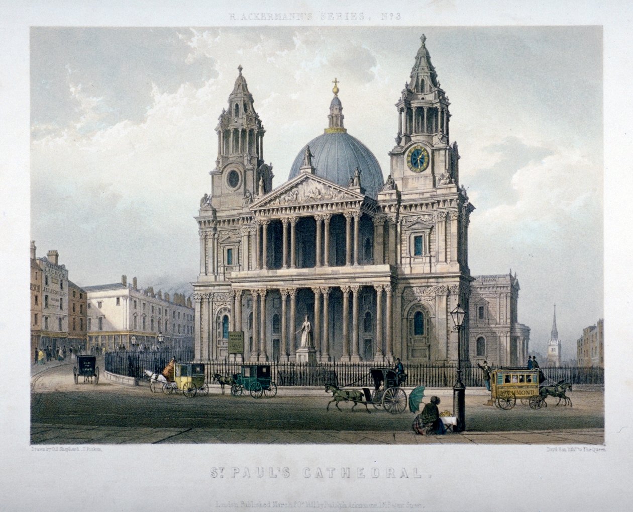 St Paul's Cathedral, City of London by Thomas Picken