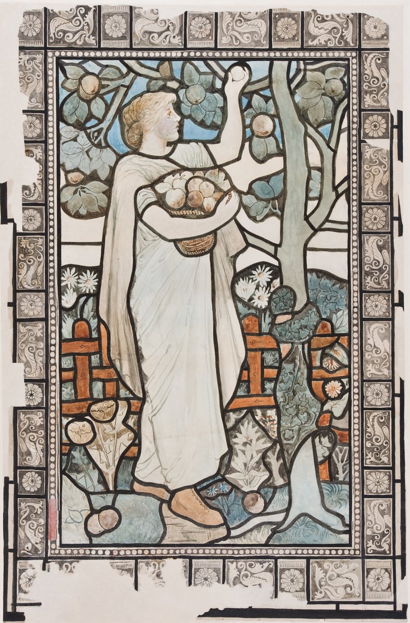 Eve, Cartoon for a Stained Glass Window by Thomas Ralph Spence