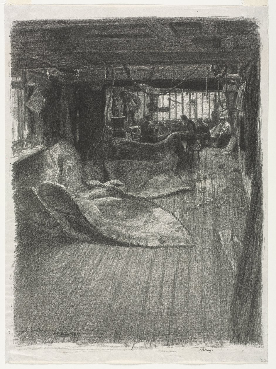 The Sailmakers Loft, 1911 by Thomas Robert Way