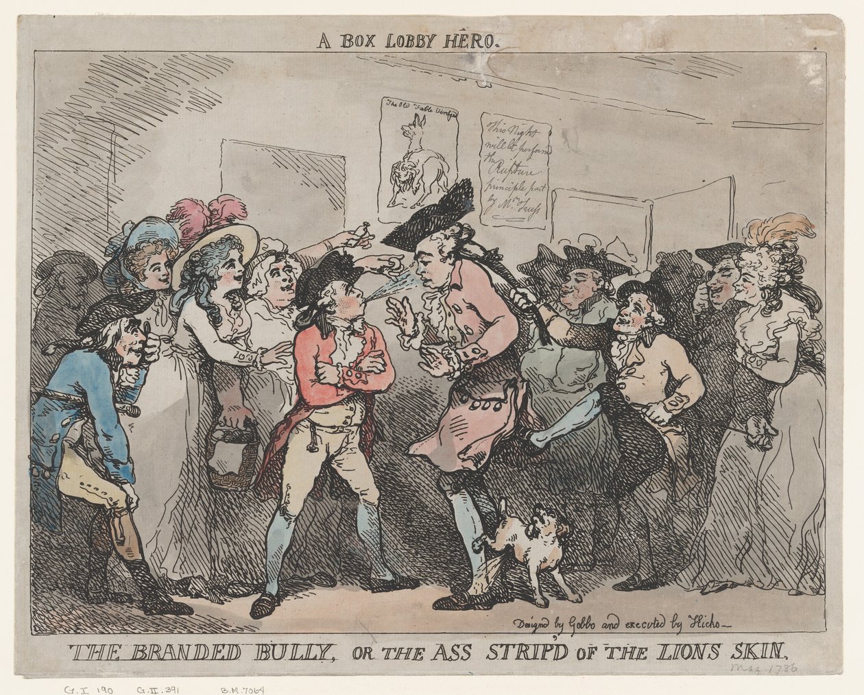 A Box Lobby Hero, The Branded Bully, or The Ass Stripped of the Lion