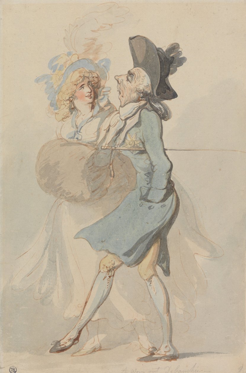 A Worn Out Debauchee by Thomas Rowlandson