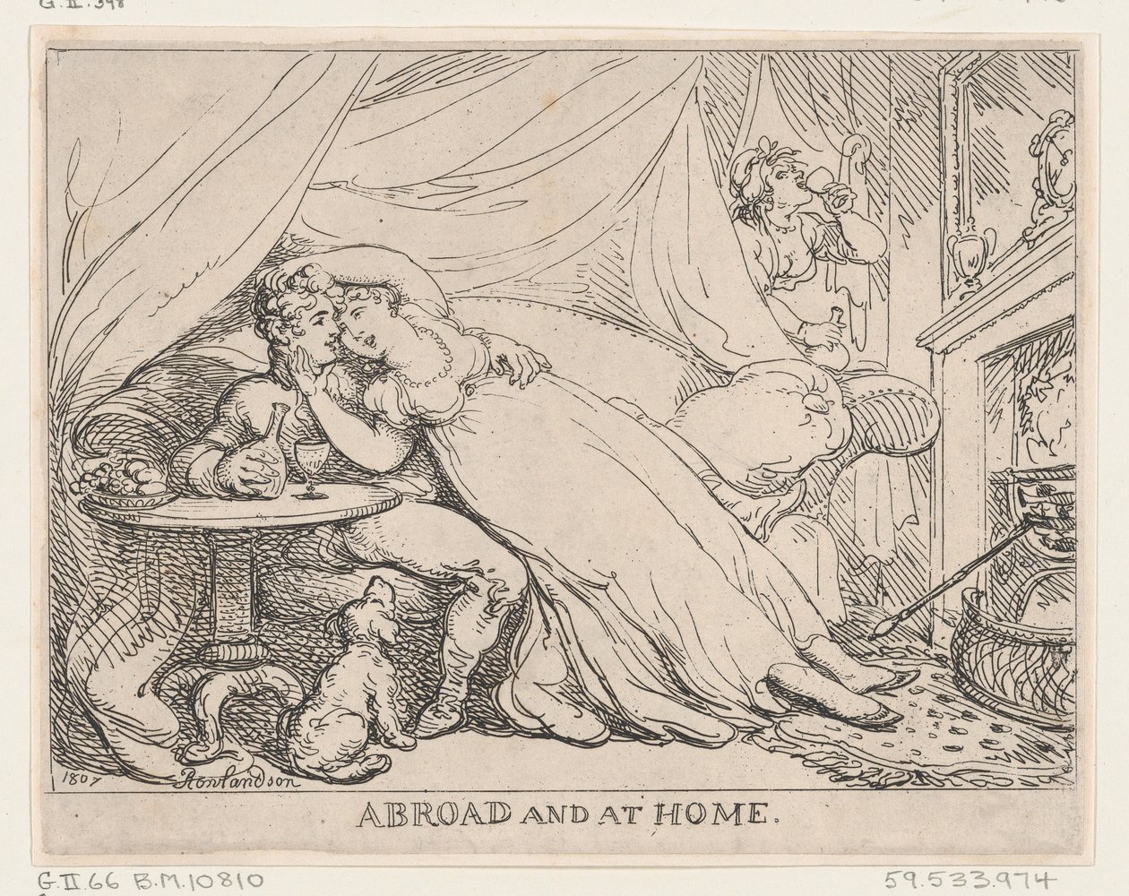 Abroad and At Home by Thomas Rowlandson