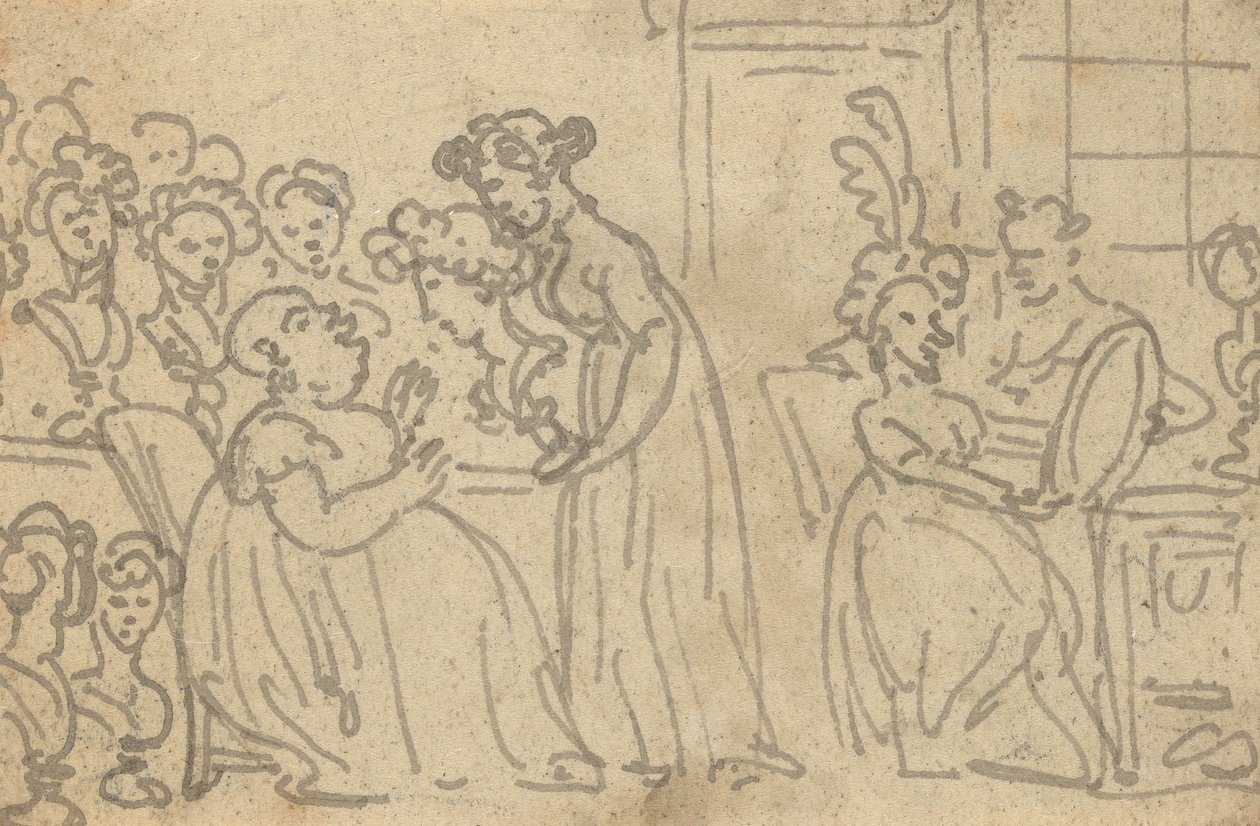Album Drawing by Thomas Rowlandson