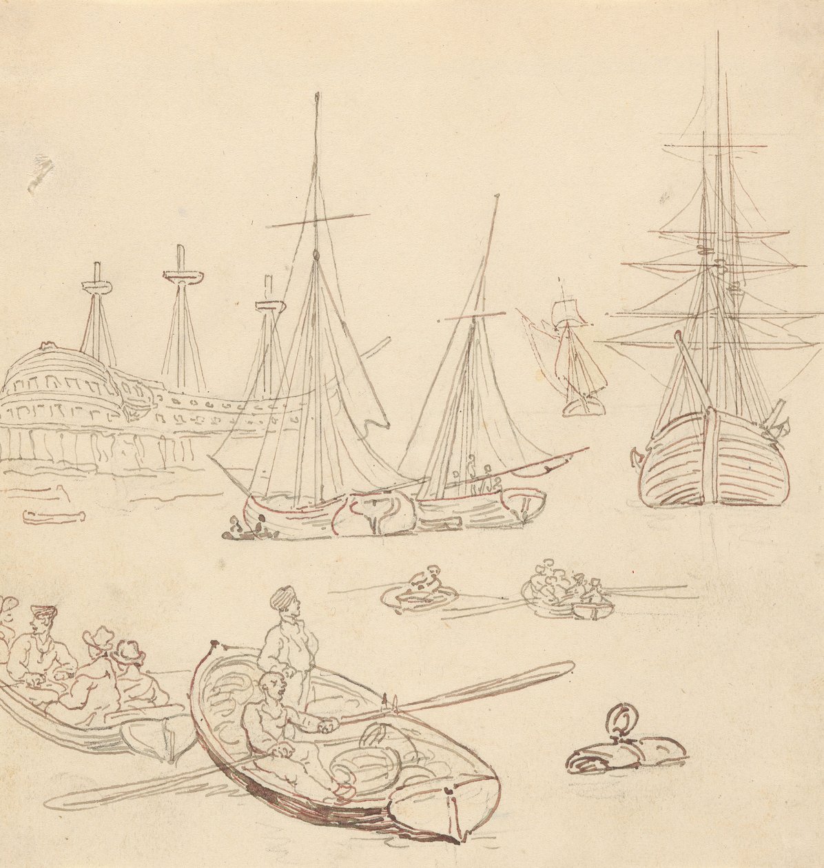 Album Drawing by Thomas Rowlandson
