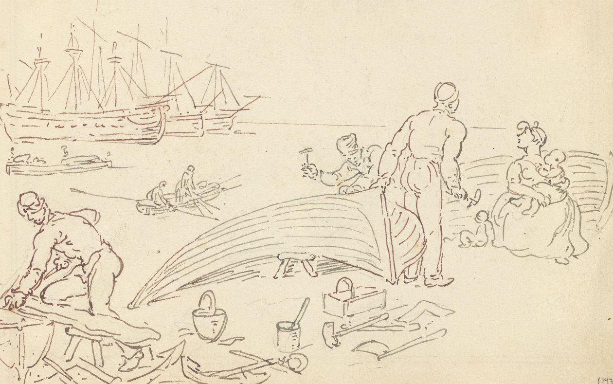 Album Drawing by Thomas Rowlandson