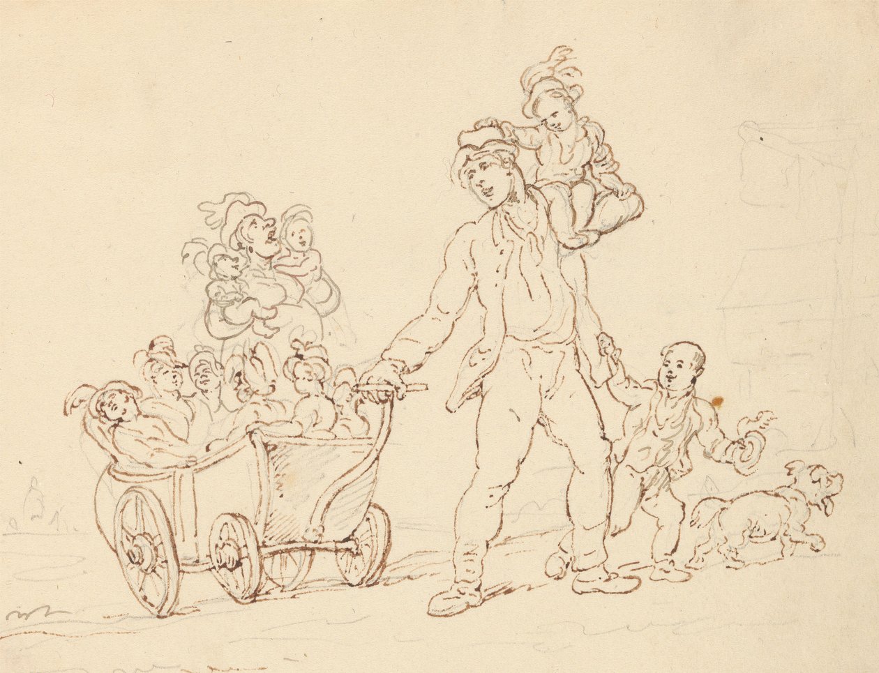 Album Drawing by Thomas Rowlandson