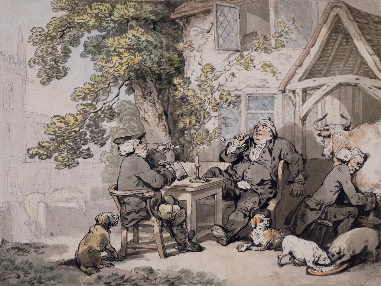 Alehouse Politicians, c.1785-90 by Thomas Rowlandson