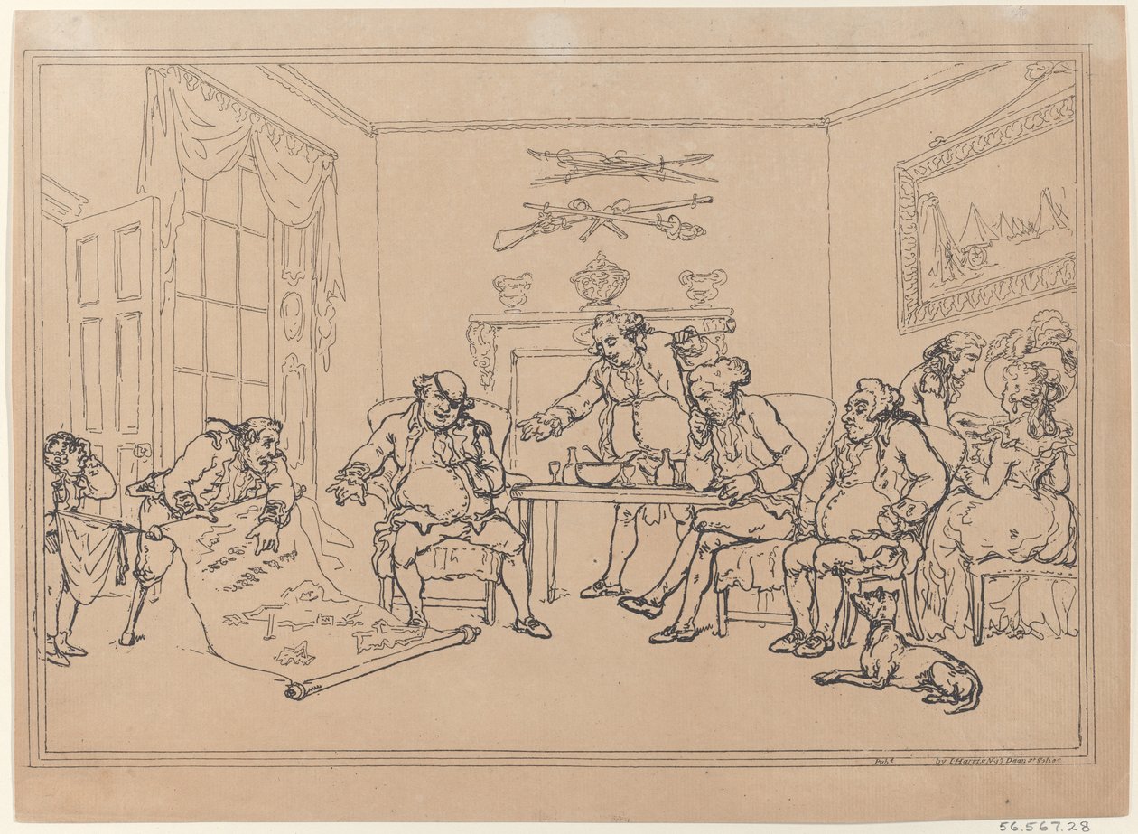 Army, November 5, 1787 by Thomas Rowlandson