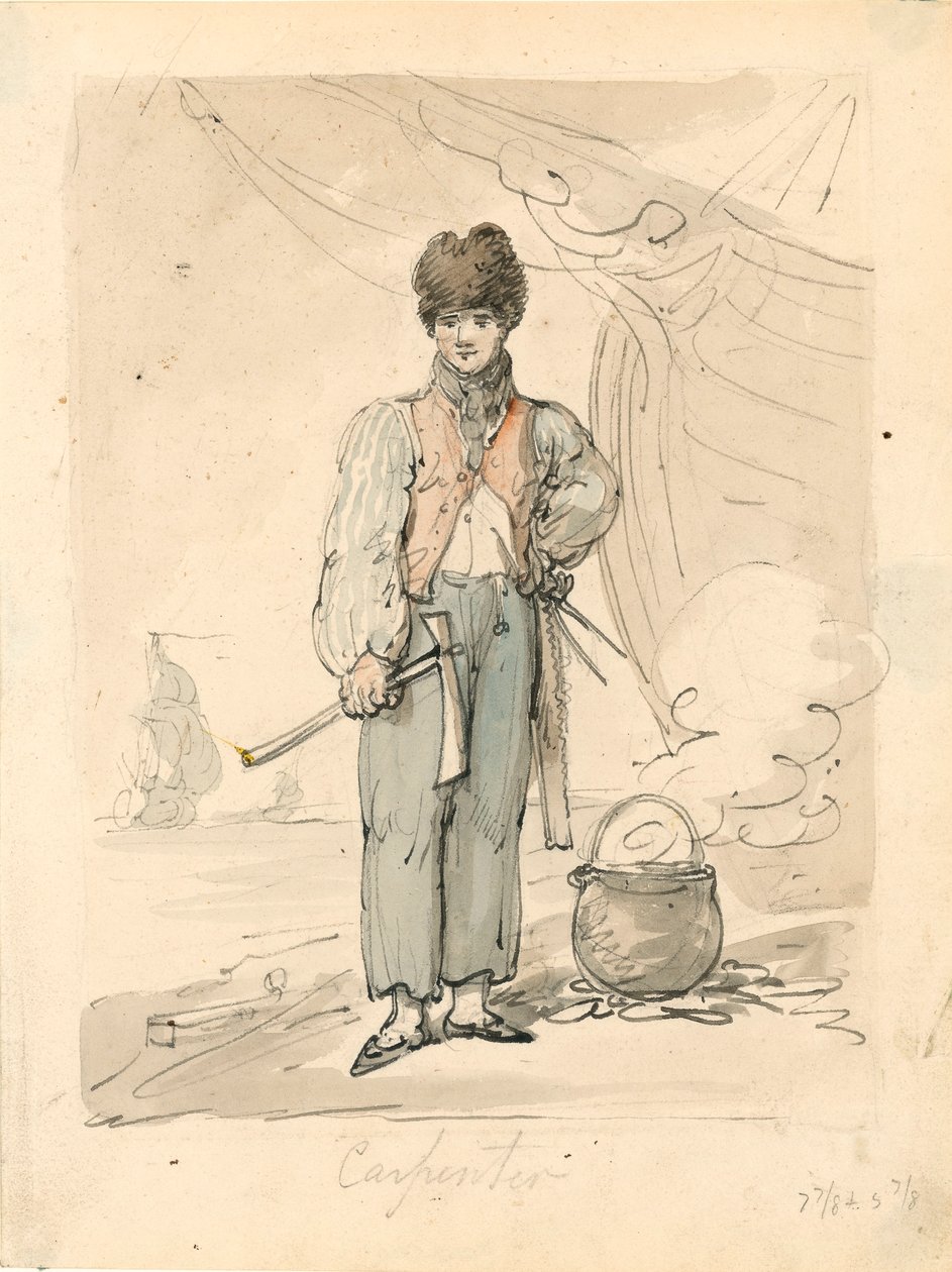 Carpenter by Thomas Rowlandson