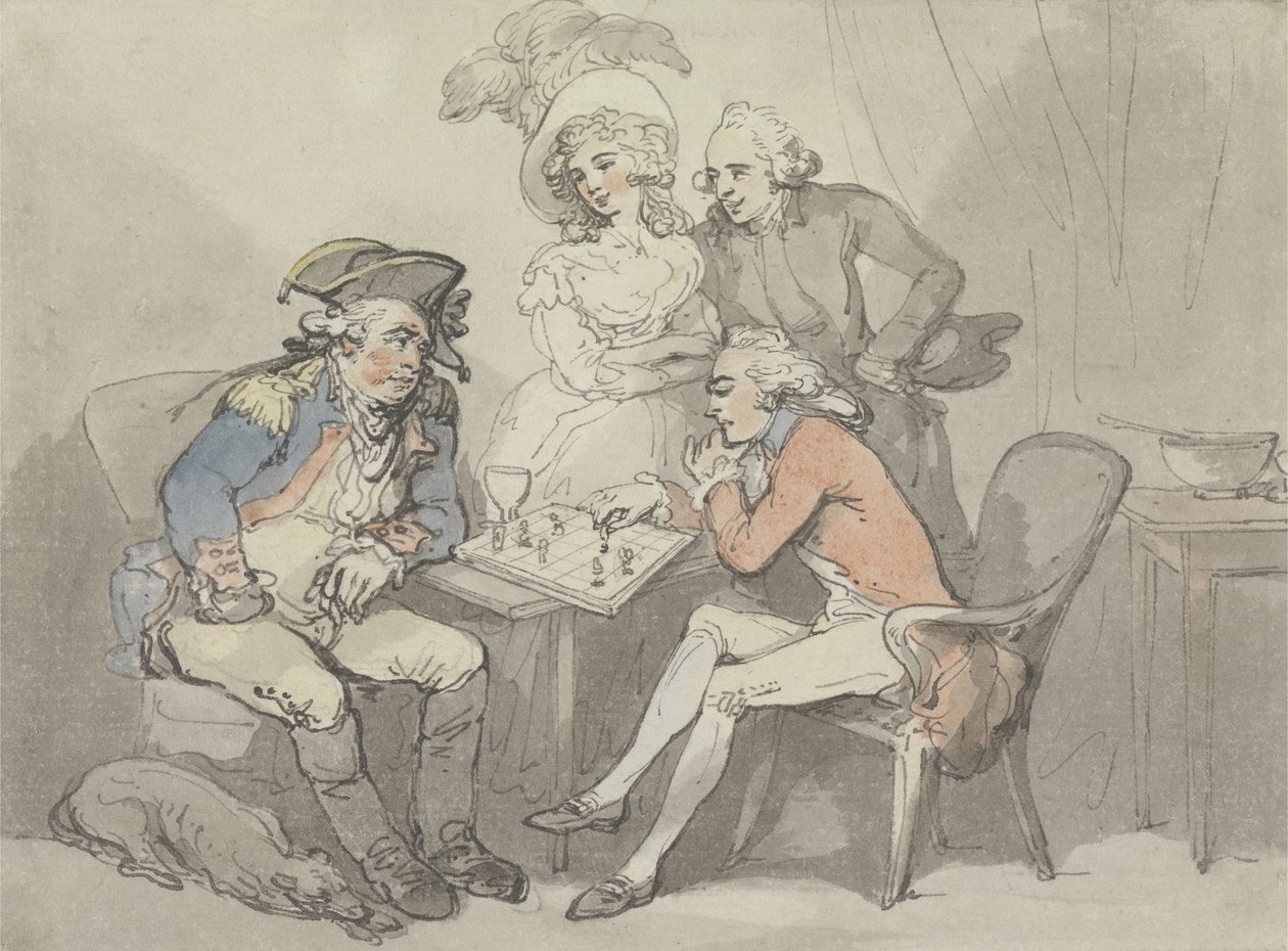 Checkmate, c.1790 by Thomas Rowlandson