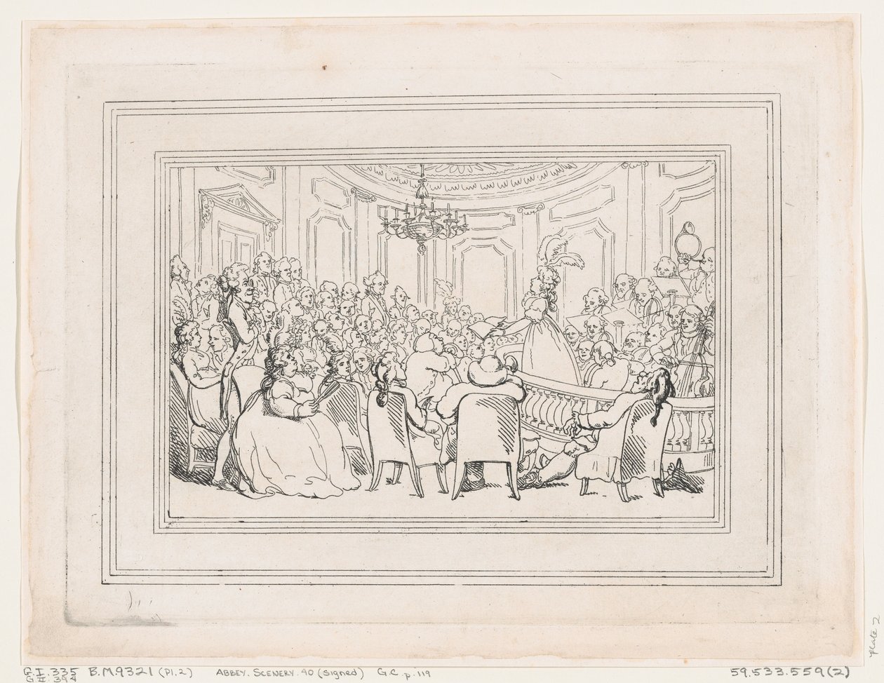 Comforts of Bath, Plate 2, January 6, 1798 by Thomas Rowlandson