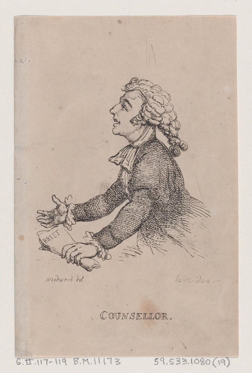 Counsellor, 1808 by Thomas Rowlandson