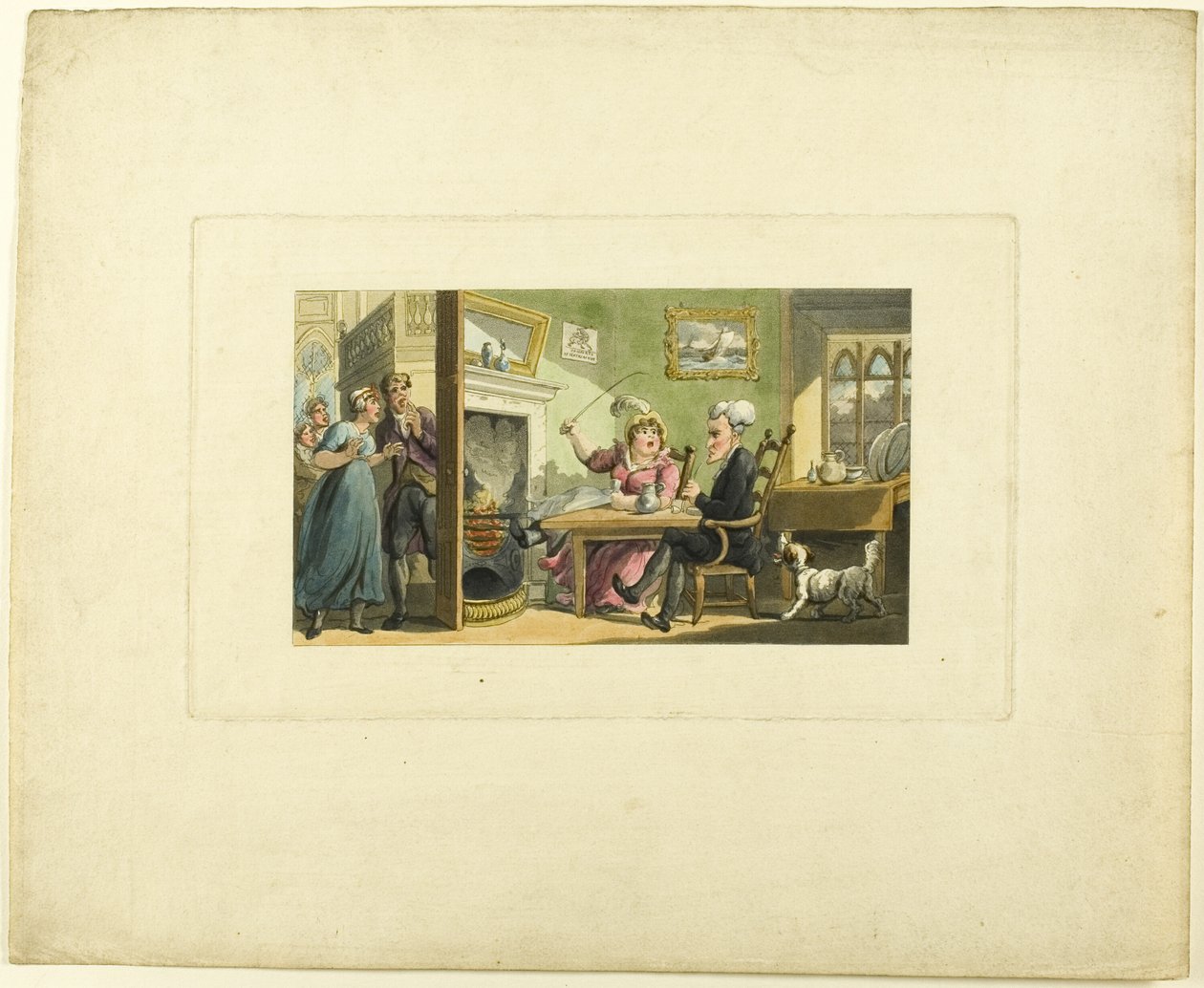 Doctor Syntax Returned from His Tour by Thomas Rowlandson