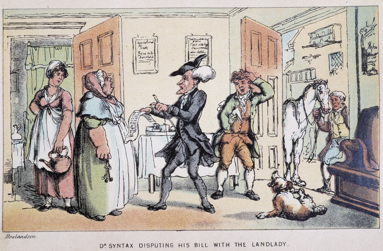 Doctor Disputing a Bill (in a Hotel?) - in 