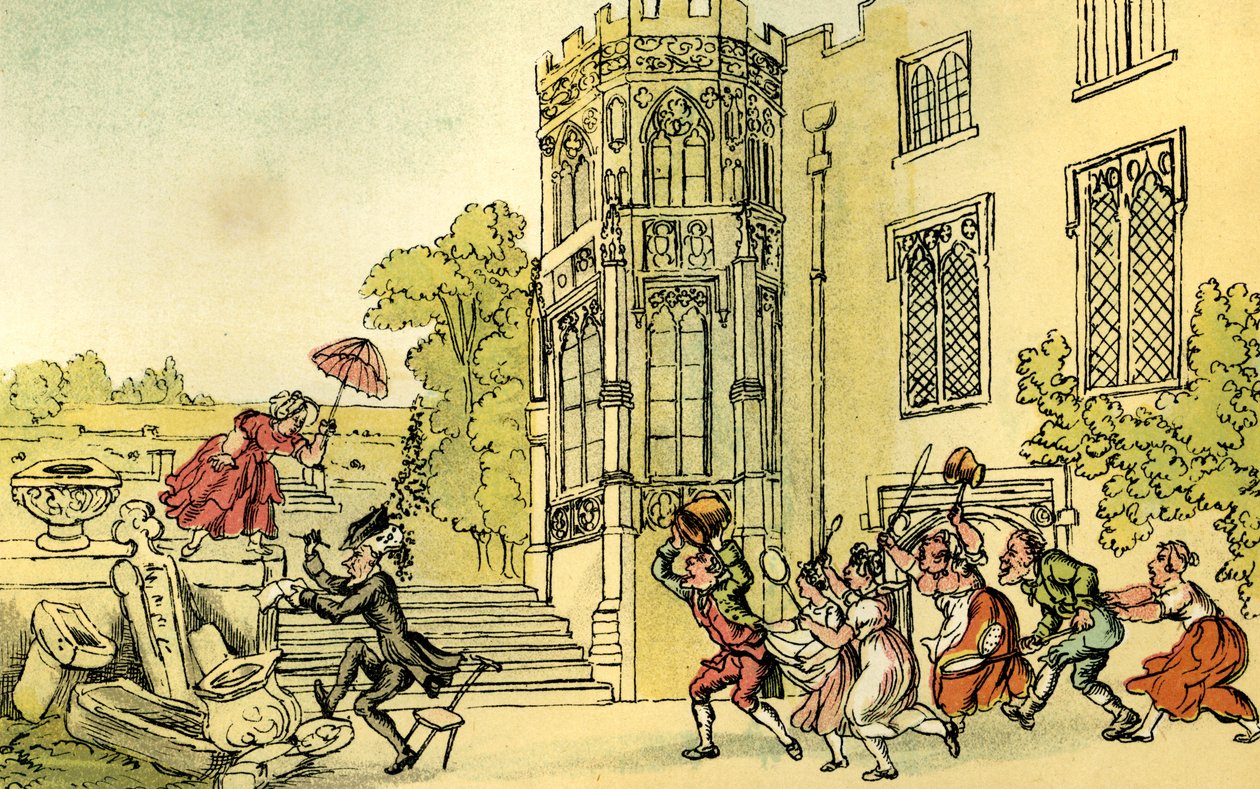 Dr Syntax and the Bees by Thomas Rowlandson