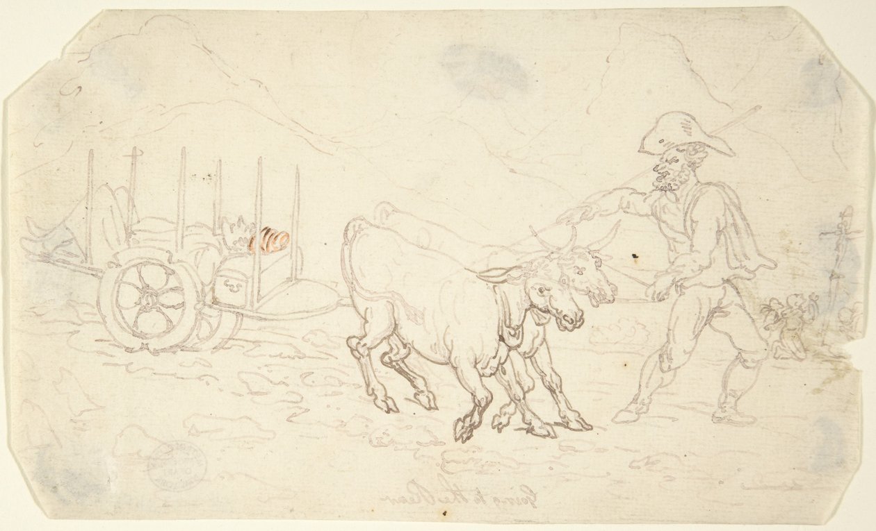 Going Sick to the Rear by Thomas Rowlandson