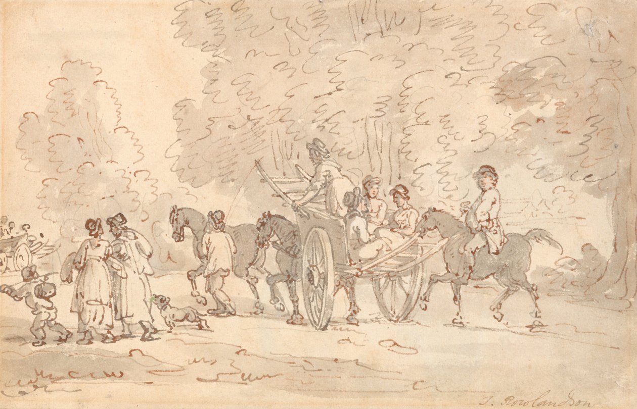 Going to Market by Thomas Rowlandson