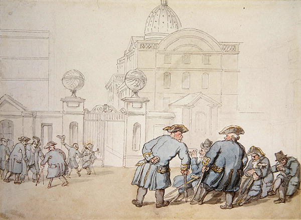 Greenwich Hospital by Thomas Rowlandson