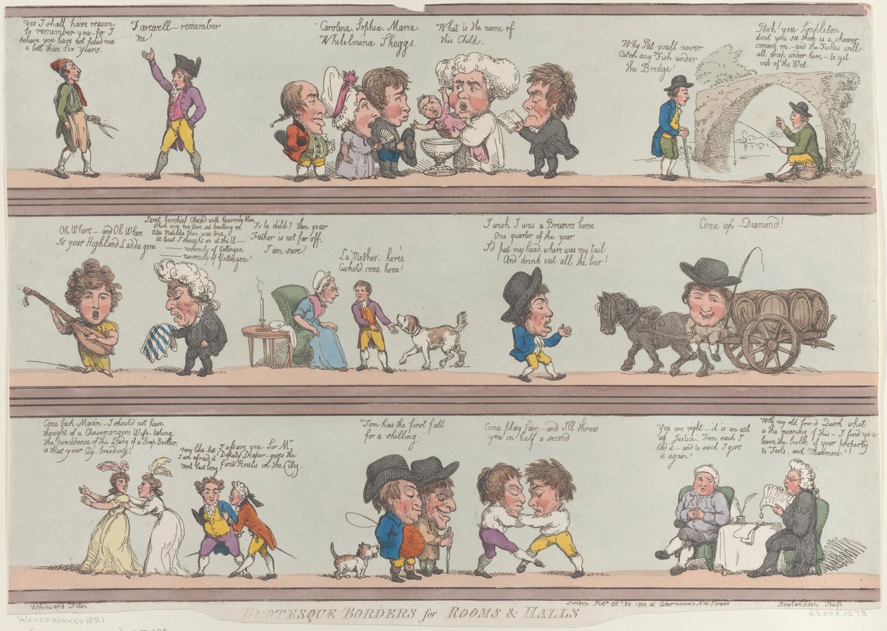 Grotesque Borders for Rooms & Halls, [October 20, 1800], reprint