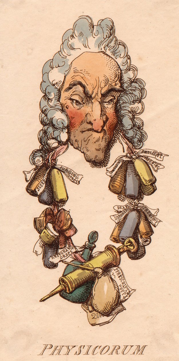 Heads: Physicorum by Thomas Rowlandson
