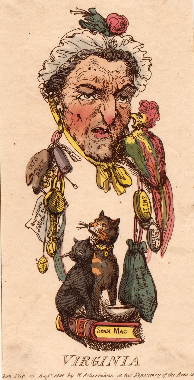 Heads: Virginia by Thomas Rowlandson