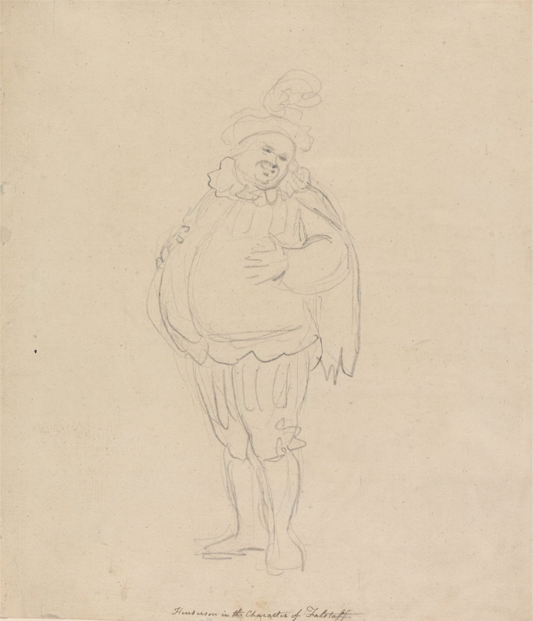 Henderson in the Character of Falstaff by Thomas Rowlandson
