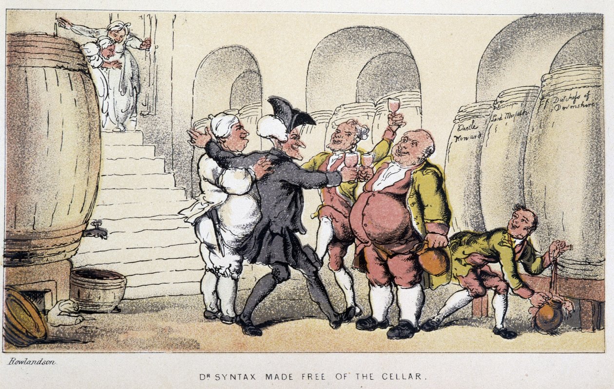 The doctor in a cellar - in 