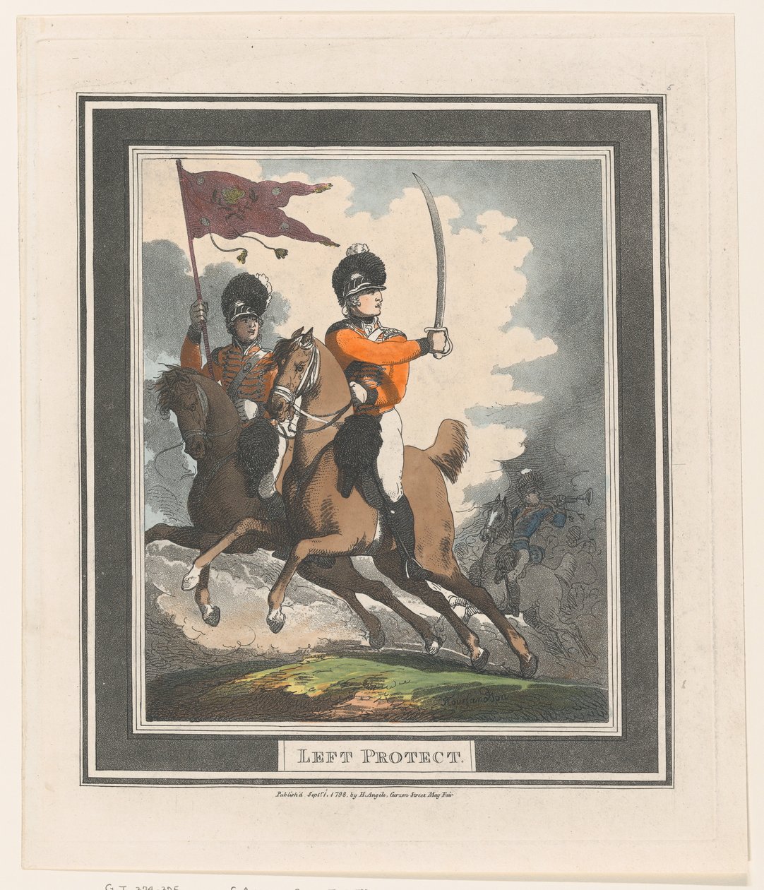 Left Protect, September 1, 1798 by Thomas Rowlandson