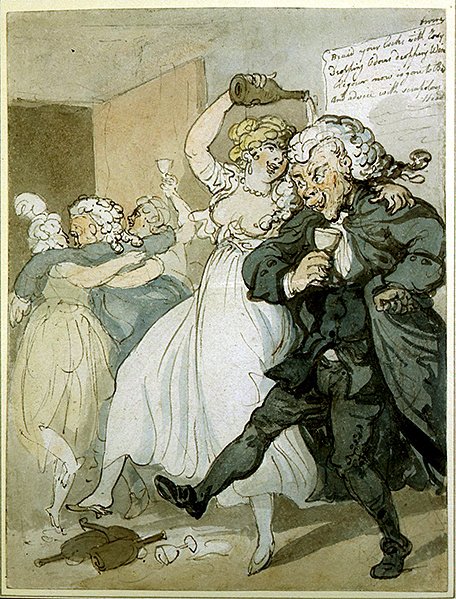 Love and Law by Thomas Rowlandson